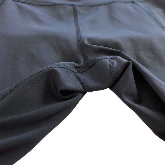 Athleta Laser Mesh Sonar Mid-Rise Capri Tight Legging Stretch Black XS - Picture 6 of 10